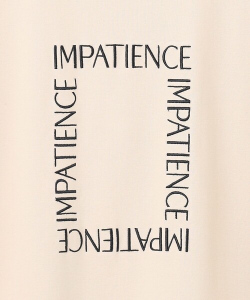 UNFILO（アンフィーロ）の「BEAUTY FORM ロゴ刺繍フレンチスリーブTシャツ（Tシャツ/カットソー・レディース・ホワイト系1/グレー系2/ホワイト系2/ダークブラウン系1/グレー系1/ベージュ系1/ブラック系1/ベージュ系2/ホワイト系3・LARGE/MEDIUM/SMALL）」の14枚目の写真