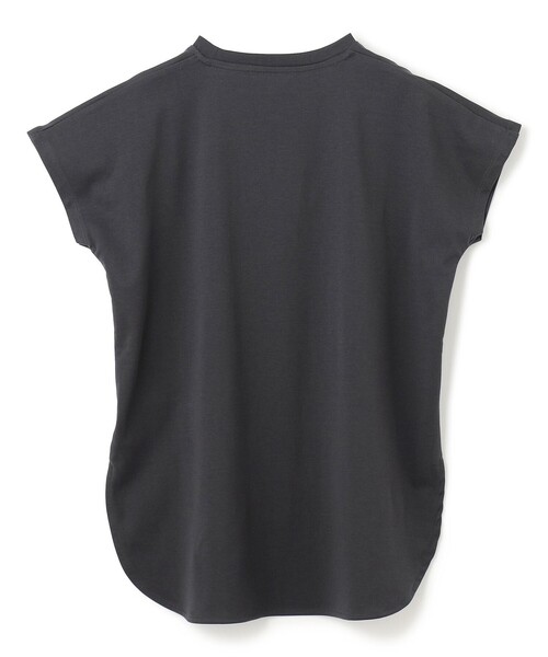 UNFILO（アンフィーロ）の「BEAUTY FORM ロゴ刺繍フレンチスリーブTシャツ（Tシャツ/カットソー・レディース・ホワイト系1/グレー系2/ホワイト系2/ダークブラウン系1/グレー系1/ベージュ系1/ブラック系1/ベージュ系2/ホワイト系3・LARGE/MEDIUM/SMALL）」の13枚目の写真