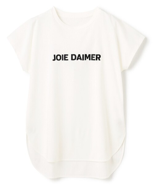 UNFILO（アンフィーロ）の「BEAUTY FORM ロゴ刺繍フレンチスリーブTシャツ（Tシャツ/カットソー・レディース・ホワイト系1/グレー系2/ホワイト系2/ダークブラウン系1/グレー系1/ベージュ系1/ブラック系1/ベージュ系2/ホワイト系3・LARGE/MEDIUM/SMALL）」の12枚目の写真