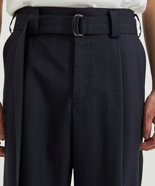 UJOH HOMME / ウジョーオム】1 Tuck Belt PNT/1タックベルト