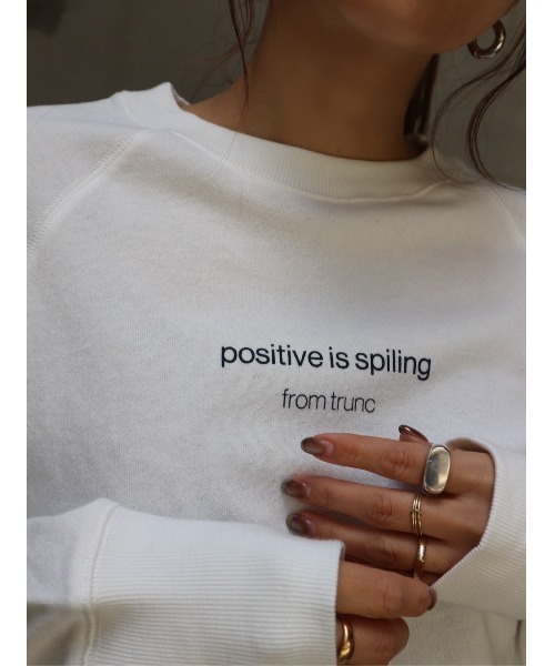 TRUNC（トランクエイティーエイト）の「Compact Logo Pullover（スウェット・レディース・ネイビー/ホワイト・FREE）」の19枚目の写真