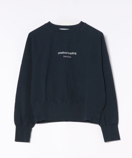 TRUNC（トランクエイティーエイト）の「Compact Logo Pullover（スウェット・レディース・ネイビー/ホワイト・FREE）」の11枚目の写真