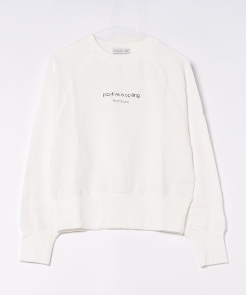 TRUNC（トランクエイティーエイト）の「Compact Logo Pullover（スウェット・レディース・ネイビー/ホワイト・FREE）」の12枚目の写真