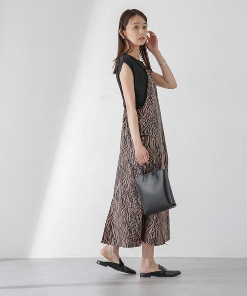 新品サウザンドマイル THOUSAND MILE サロペットスカートゼブラ