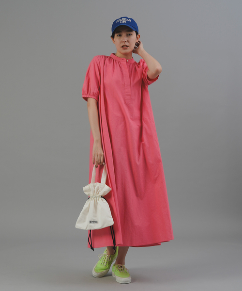 本日のみセール【美品】vento linen 100% ワンピース セール】COTTON LINEN ワンピース（ワンピース）｜OUTDOOR PRODUCTS