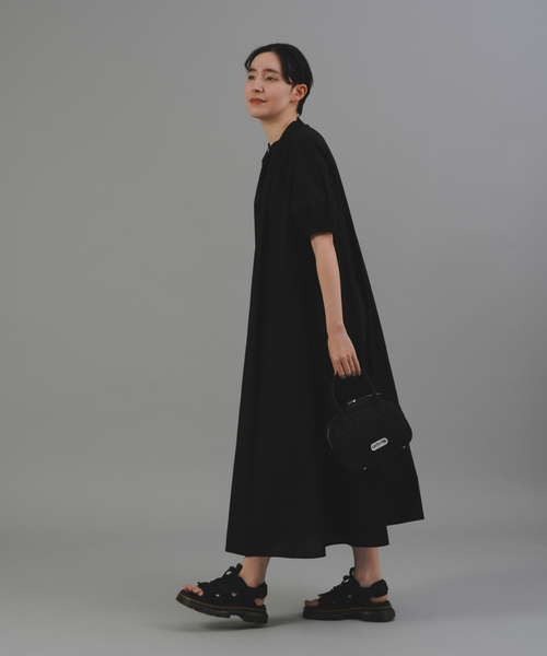OUTDOOR PRODUCTS Usual Things(アウトドアプロダクツユージュアルシングス)の「COTTON LINEN ワンピース(ワンピース・レディース・グリーン/ピンク/ブラック・FREE)」の15枚目の写真