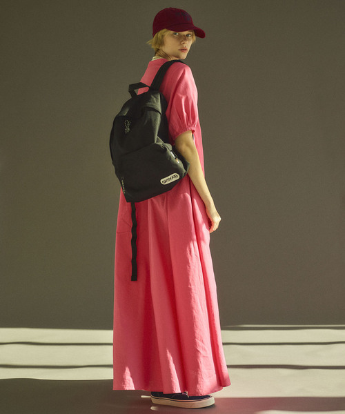 OUTDOOR PRODUCTS Usual Things(アウトドアプロダクツユージュアルシングス)の「COTTON LINEN ワンピース(ワンピース・レディース・グリーン/ピンク/ブラック・FREE)」の20枚目の写真