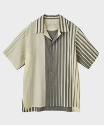 【ETHOSENS/エトセンス】Irregular stripe SS shirt