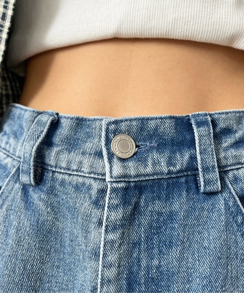 CPCM（シーピーシーエム）の「ペインターデニム（デニムパンツ・レディース・ブルー/アイボリー/ブラック・FREE）」の22枚目の写真