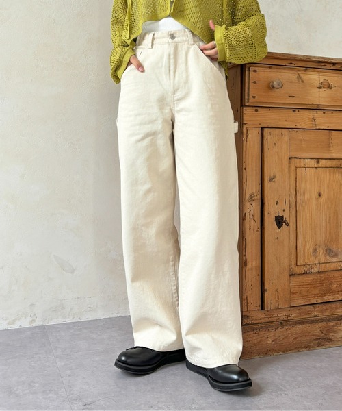 CPCM（シーピーシーエム）の「ペインターデニム（デニムパンツ・レディース・ブルー/アイボリー/ブラック・FREE）」の11枚目の写真