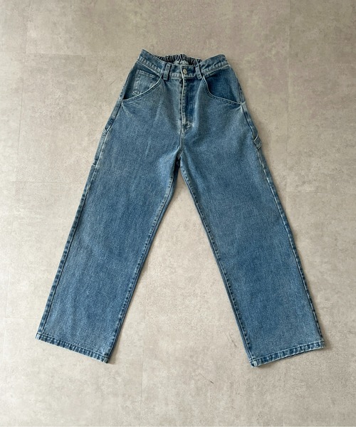 CPCM（シーピーシーエム）の「ペインターデニム（デニムパンツ・レディース・ブルー/アイボリー/ブラック・FREE）」の21枚目の写真