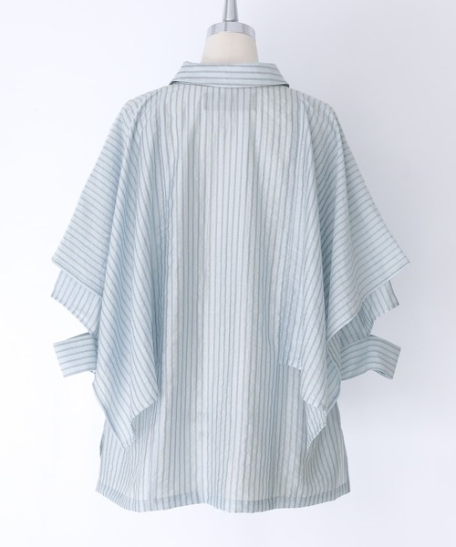 kOhAKU リメイク変形バルーンシャツカバーオール 個性的 大きいサイズ