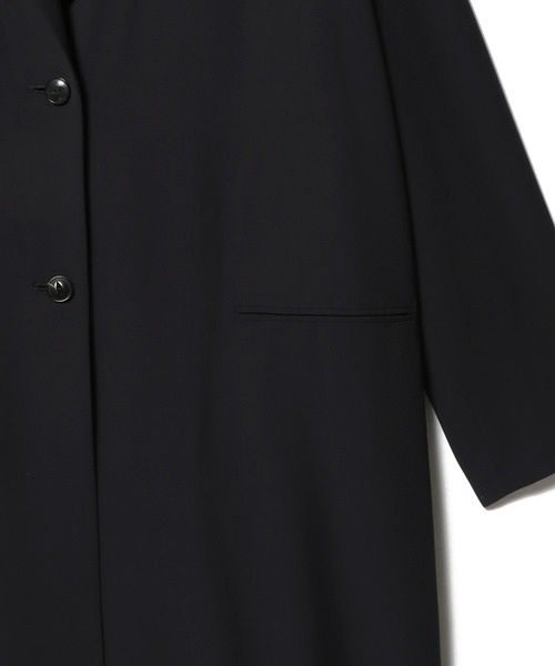ESTNATION(エストネーション)の「ESTNATION / ドロップショルダーロングコート<ESSENCEOFLUXURY>(チェスターコート・レディース・ネイビー・38/36)」の4枚目の写真