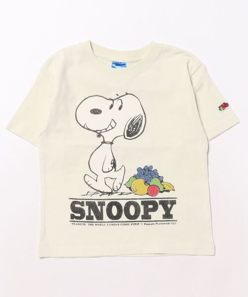 FRUIT OF THE LOOM（フルーツオブザルーム）の「FTL × PEANUTSプリントTEE1（Tシャツ/カットソー・キッズ・サックスブルー/ホワイト・M/L/S）」の12枚目の写真