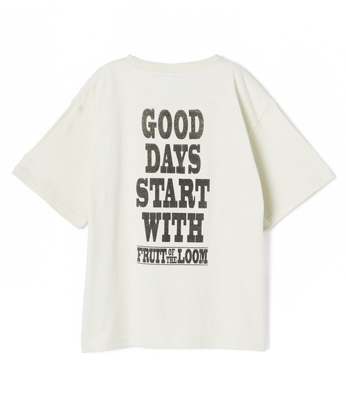 FRUIT OF THE LOOM（フルーツオブザルーム）の「FTL × PEANUTSプリントTEE1（Tシャツ/カットソー・キッズ・サックスブルー/ホワイト・M/L/S）」の7枚目の写真