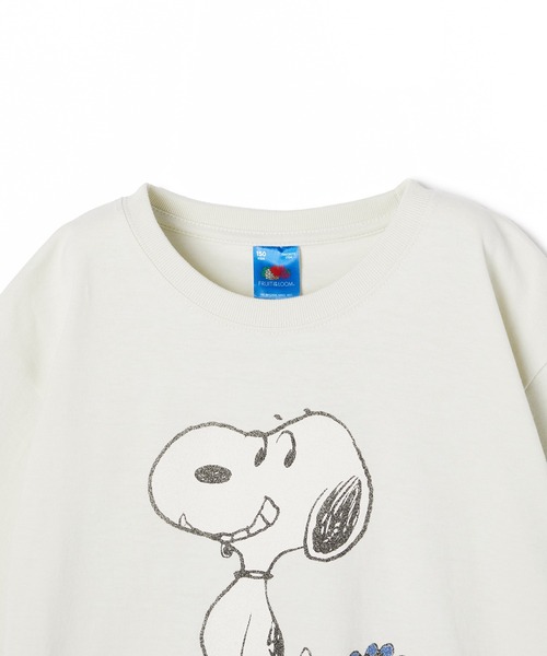 FRUIT OF THE LOOM（フルーツオブザルーム）の「FTL × PEANUTSプリントTEE1（Tシャツ/カットソー・キッズ・サックスブルー/ホワイト・M/L/S）」の8枚目の写真