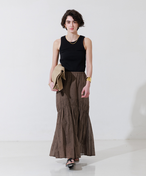 Rouge vif（ルージュヴィフ）の「アメスリフライスタンクトップ（タンクトップ・レディース・その他/ブラック/ホワイト・フリー）」の10枚目の写真