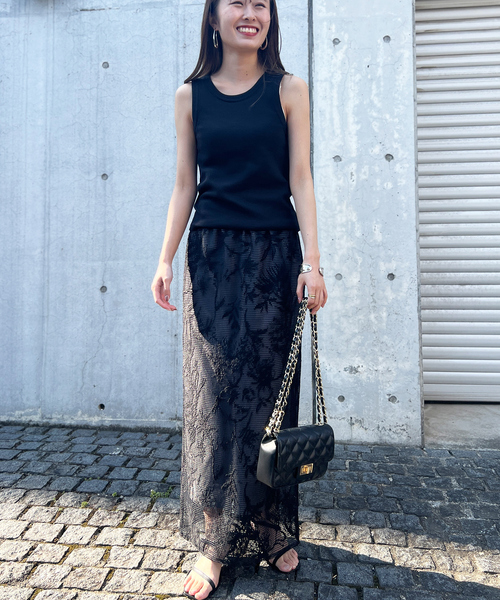 Rouge vif（ルージュヴィフ）の「アメスリフライスタンクトップ（タンクトップ・レディース・その他/ブラック/ホワイト・フリー）」の13枚目の写真