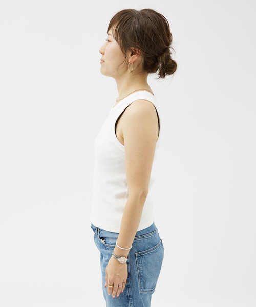 Rouge vif（ルージュヴィフ）の「アメスリフライスタンクトップ（タンクトップ・レディース・その他/ブラック/ホワイト・フリー）」の15枚目の写真