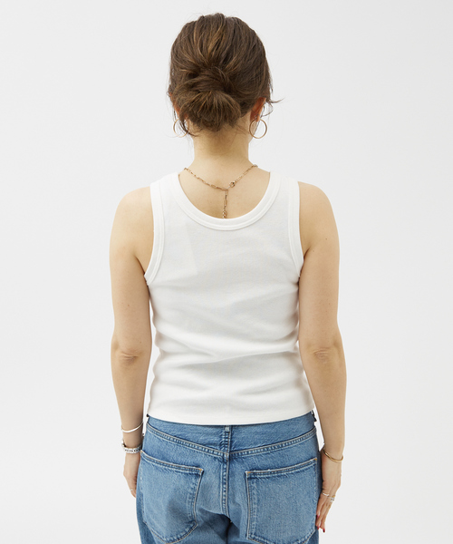 Rouge vif（ルージュヴィフ）の「アメスリフライスタンクトップ（タンクトップ・レディース・その他/ブラック/ホワイト・フリー）」の7枚目の写真