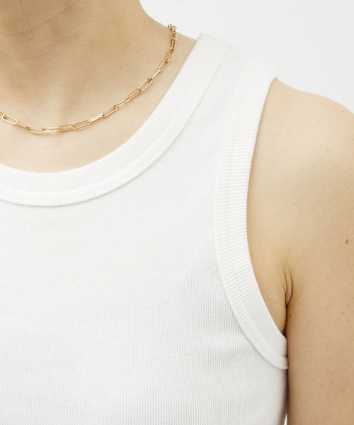 Rouge vif（ルージュヴィフ）の「アメスリフライスタンクトップ（タンクトップ・レディース・その他/ブラック/ホワイト・フリー）」の8枚目の写真