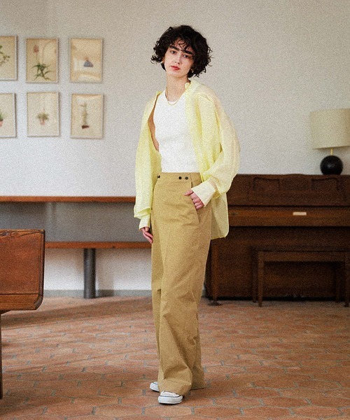 Rouge vif（ルージュヴィフ）の「アメスリフライスタンクトップ（タンクトップ・レディース・その他/ブラック/ホワイト・フリー）」の6枚目の写真