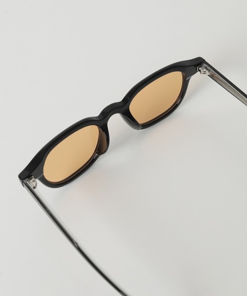 セール】カラーレンズ サングラス 黒縁 太縁 ユニセックス UVカット