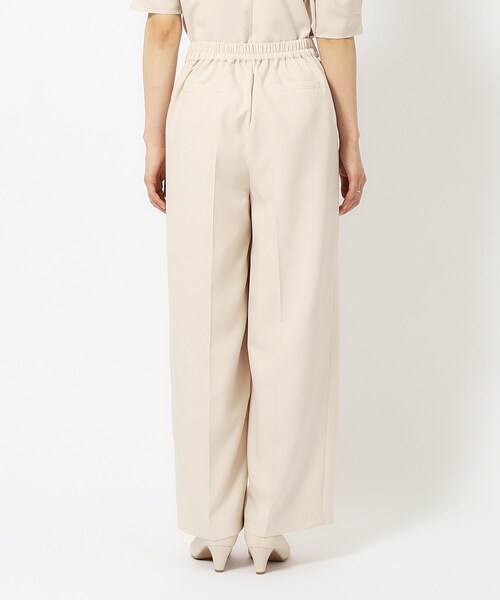 DRESKIP（ドレスキップ）の「◆【洗える/セットアップ可/イージーケア】麻調パール調ボタン付ワイドパンツ（その他パンツ・レディース・カーキ/ベージュ/ネイビー・02/03/04）」の18枚目の写真