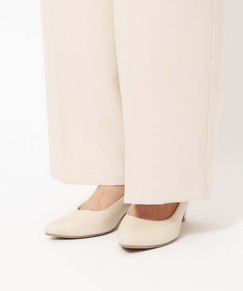 DRESKIP（ドレスキップ）の「◆【洗える/セットアップ可/イージーケア】麻調パール調ボタン付ワイドパンツ（その他パンツ・レディース・カーキ/ベージュ/ネイビー・02/03/04）」の22枚目の写真