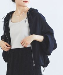 《WEB限定アイテム》コットンローンドロストギャザーブルゾン