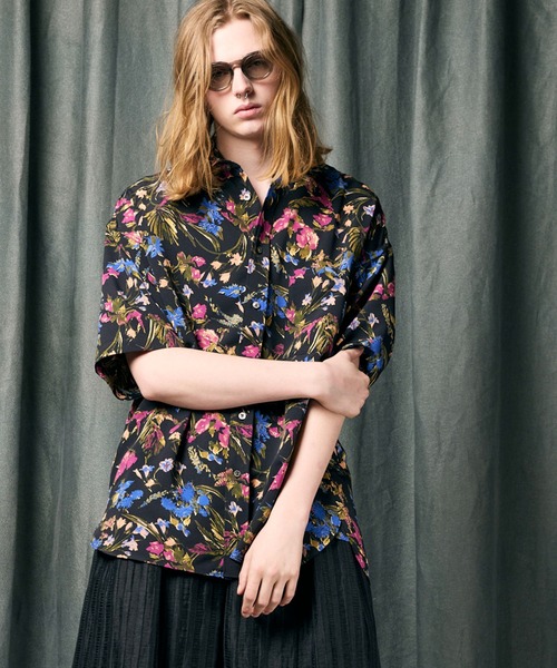 MAISON SPECIAL(メゾンスペシャル)の「《UNISEX》【LIMITED EDITION】Prime-Over Short Sleeve Shirt/プライムオーバーショートスリーブシャツ【MAISON SPECIAL/メゾンスペシャル】(シャツ/ブラウス・メンズ・ダークブラック/グレー/チャコールグレー/シルバー/アイボリー/ブラック/グレイッシュベージュ/ホワイト/ライトグレー/ベージュ/ラベンダー/マスタード/その他1/その他2・1/2)」の13枚目の写真
