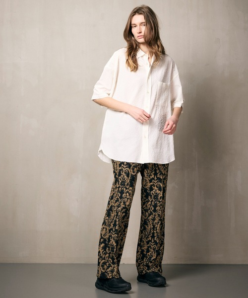 MAISON SPECIAL(メゾンスペシャル)の「《UNISEX》【LIMITED EDITION】Prime-Over Short Sleeve Shirt/プライムオーバーショートスリーブシャツ【MAISON SPECIAL/メゾンスペシャル】(シャツ/ブラウス・メンズ・ダークブラック/グレー/チャコールグレー/シルバー/アイボリー/ブラック/グレイッシュベージュ/ホワイト/ライトグレー/ベージュ/ラベンダー/マスタード/その他1/その他2・1/2)」の18枚目の写真