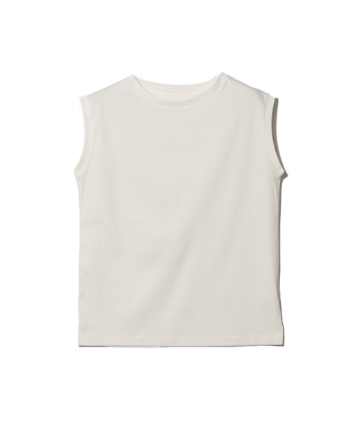 ESTNATION / コットンスムーススビンノースリーブTシャツ（T