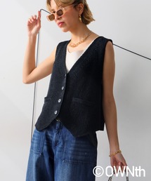 OWNth（オンス）の「リネンタッチベスト（ベスト）」