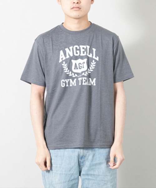 STYLEBLOCK(スタイルブロック)の「半袖プリントTシャツ(ANGELL)(Tシャツ/カットソー・メンズ・ワイン/ベージュ/チャコール・M/L/LL)」の2枚目の写真