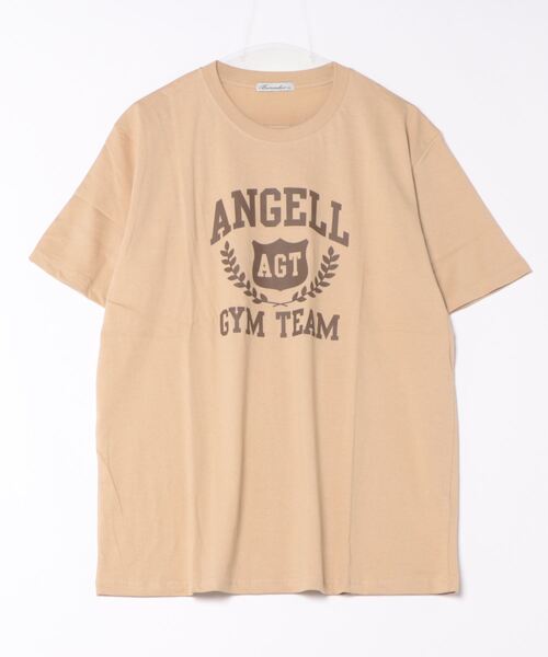 STYLEBLOCK(スタイルブロック)の「半袖プリントTシャツ(ANGELL)(Tシャツ/カットソー・メンズ・ワイン/ベージュ/チャコール・M/L/LL)」の6枚目の写真