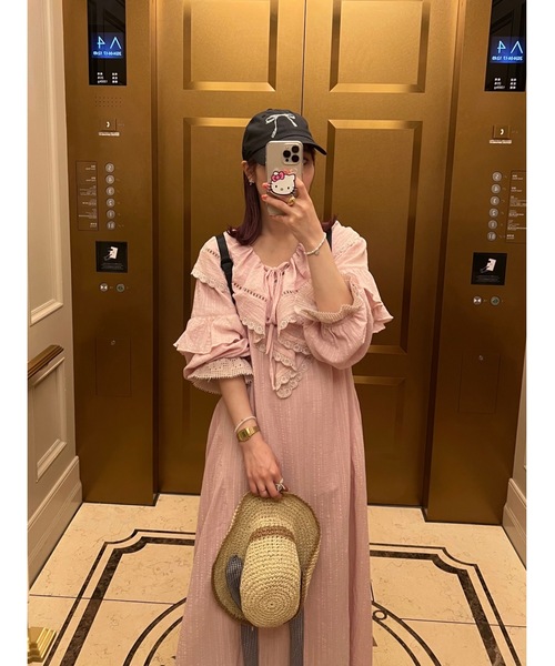 JUMELLE（ジュメロ）の「jm ribbon cap（キャップ・レディース・ブラック/ベージュ・FREE）」の9枚目の写真