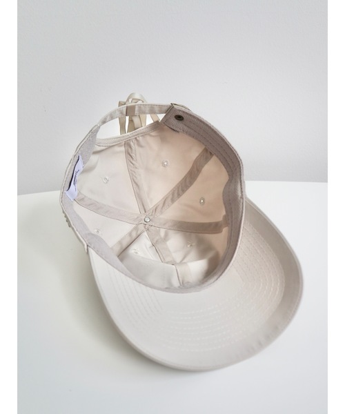 JUMELLE(ジュメロ)の「jm ribbon cap(キャップ・レディース・ブラック/ベージュ・FREE)」の4枚目の写真