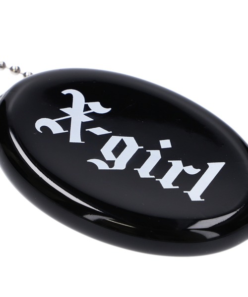 X-girl(エックスガール)の「OLD ENGLISH LOGO COIN CASE(コインケース・レディース・ブラック/ブラウン/ネイビー・ONE SIZE)」の6枚目の写真