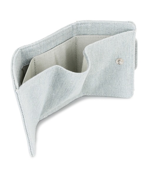 GYDA（ジェイダ）の「【WEB限定商品】GYDA (ジェイダ)GYDAサークルメタルロゴ コンパクトミニ財布 マイクロ財布　GY-W221（財布・レディース・ブラック/ホワイト/ライトブルー・FREE）」の21枚目の写真