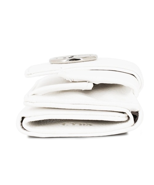 GYDA（ジェイダ）の「【WEB限定商品】GYDA (ジェイダ)GYDAサークルメタルロゴ コンパクトミニ財布 マイクロ財布　GY-W221（財布・レディース・ブラック/ホワイト/ライトブルー・FREE）」の7枚目の写真