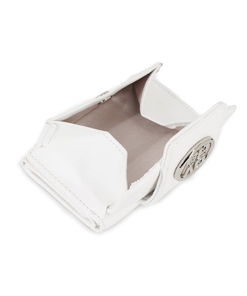 GYDA（ジェイダ）の「【WEB限定商品】GYDA (ジェイダ)GYDAサークルメタルロゴ コンパクトミニ財布 マイクロ財布　GY-W221（財布・レディース・ブラック/ホワイト/ライトブルー・FREE）」の10枚目の写真