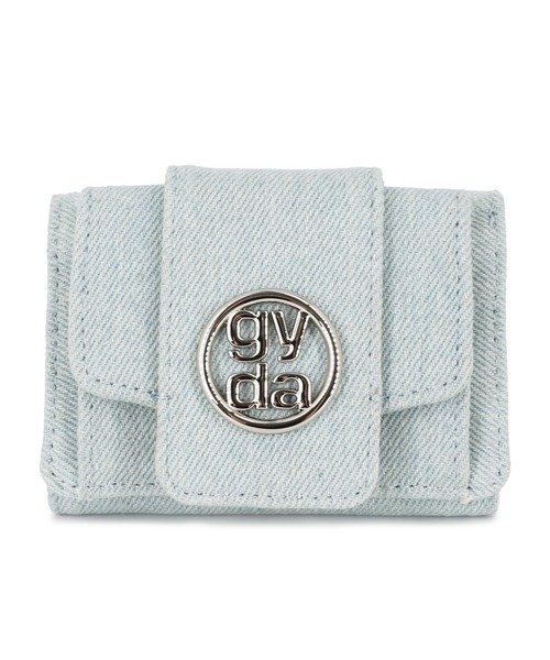 GYDA（ジェイダ）の「【WEB限定商品】GYDA (ジェイダ)GYDAサークルメタルロゴ コンパクトミニ財布 マイクロ財布　GY-W221（財布・レディース・ブラック/ホワイト/ライトブルー・FREE）」の17枚目の写真