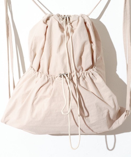 flower(フラワー)の「ギャザーバックパック(バックパック/リュック・レディース・アイボリー・FREE)」の11枚目の写真