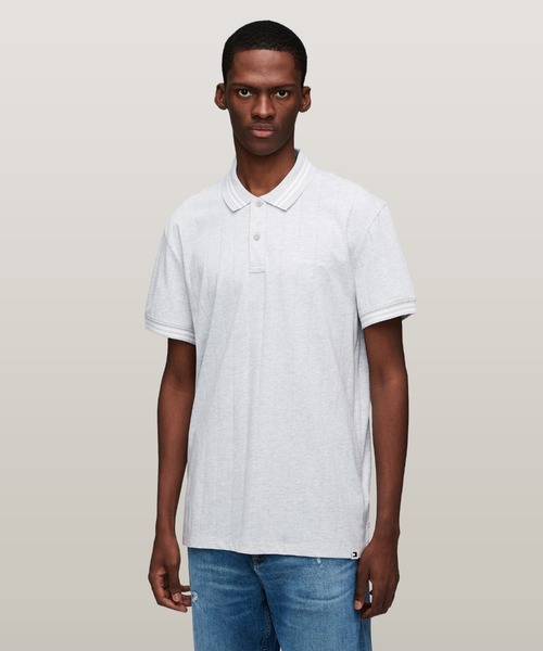 【セール】クラシックバーシティショートスリーブポロシャツ（ポロシャツ）｜TOMMY HILFIGER（トミーヒルフィガー）