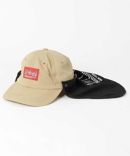 Manhattan Portage(マンハッタンポーテージ)の「Manhattan Portage/マンハッタンポーテージ キッズ キャップ CAP KIDS SUNSHADE CAP MP256(キャップ・キッズ・ベージュ/ブラック/ブルー・54cm)」の2枚目の写真