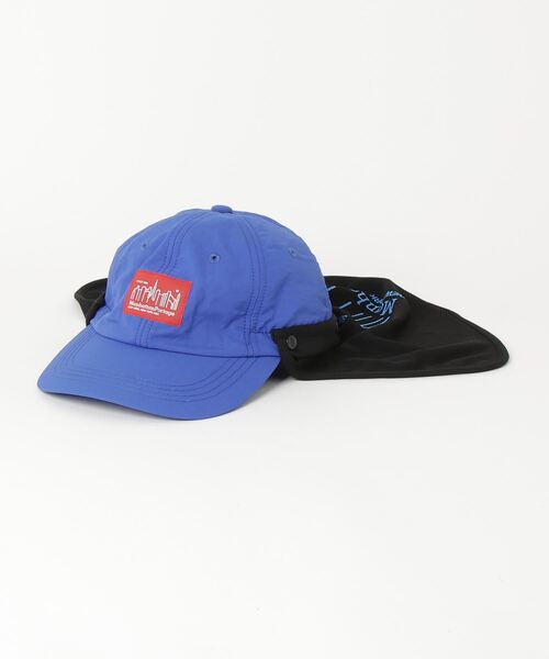 Manhattan Portage(マンハッタンポーテージ)の「Manhattan Portage/マンハッタンポーテージ キッズ キャップ CAP KIDS SUNSHADE CAP MP256(キャップ・キッズ・ベージュ/ブラック/ブルー・54cm)」の3枚目の写真