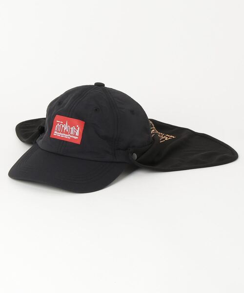Manhattan Portage(マンハッタンポーテージ)の「Manhattan Portage/マンハッタンポーテージ キッズ キャップ CAP KIDS SUNSHADE CAP MP256(キャップ・キッズ・ベージュ/ブラック/ブルー・54cm)」の1枚目の写真