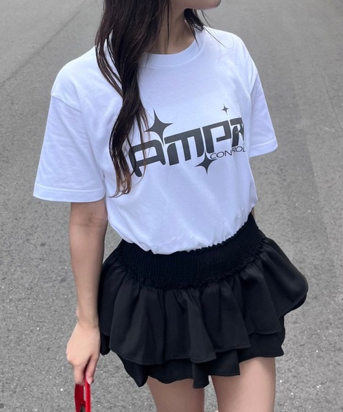 fiere(フィエール)の「グラフィックデザインTシャツ(Tシャツ/カットソー・レディース・ホワイト・M/L)」の6枚目の写真