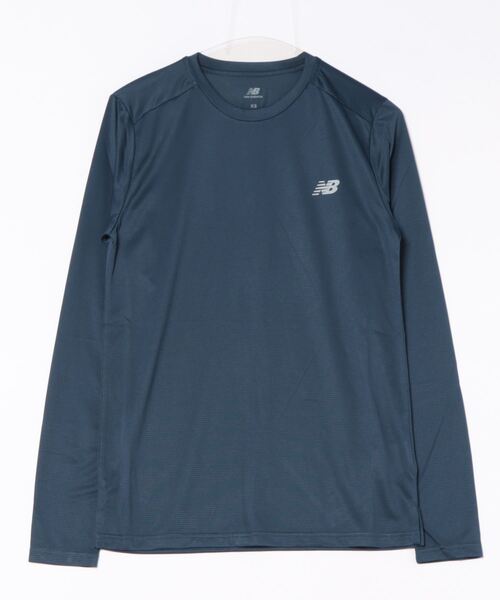 NEW BALANCE(ニューバランス)の「《New Balance》MT41225(Tシャツ/カットソー・メンズ・ネイビー/ブラック・M/L/XL/S/2XL)」の1枚目の写真